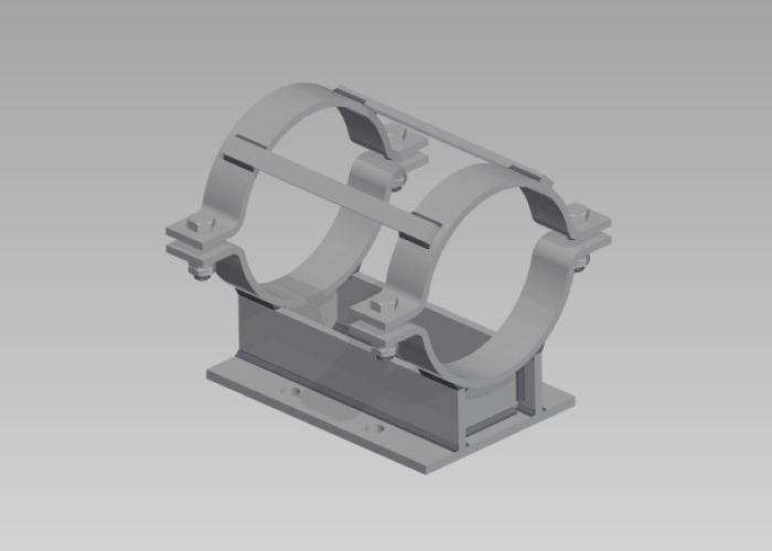 Clamp bases and roller bearings